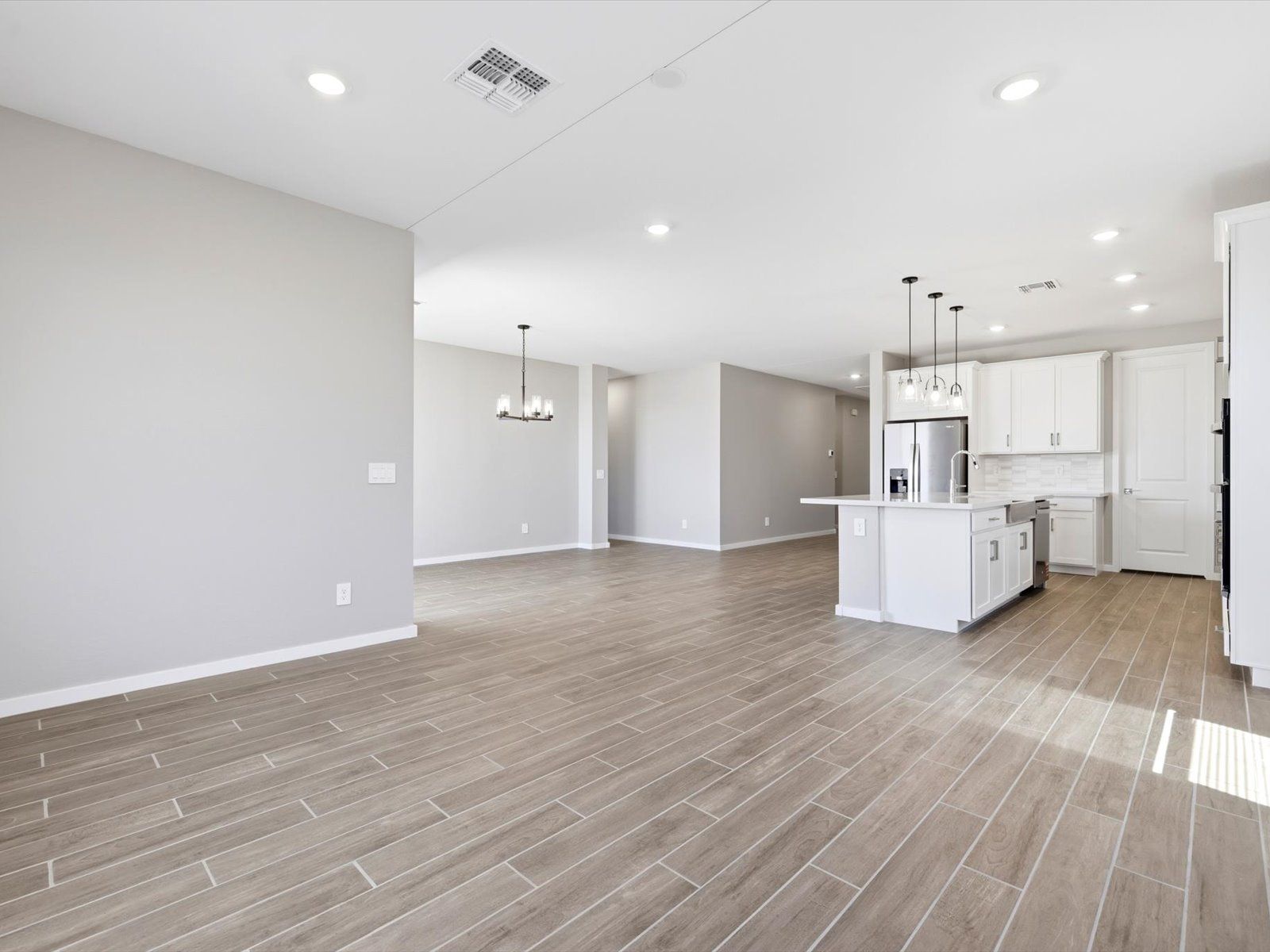 Kitchen and Living Area