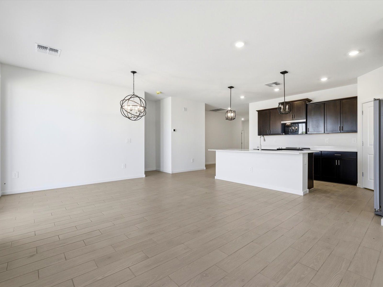 Kitchen and Living Area