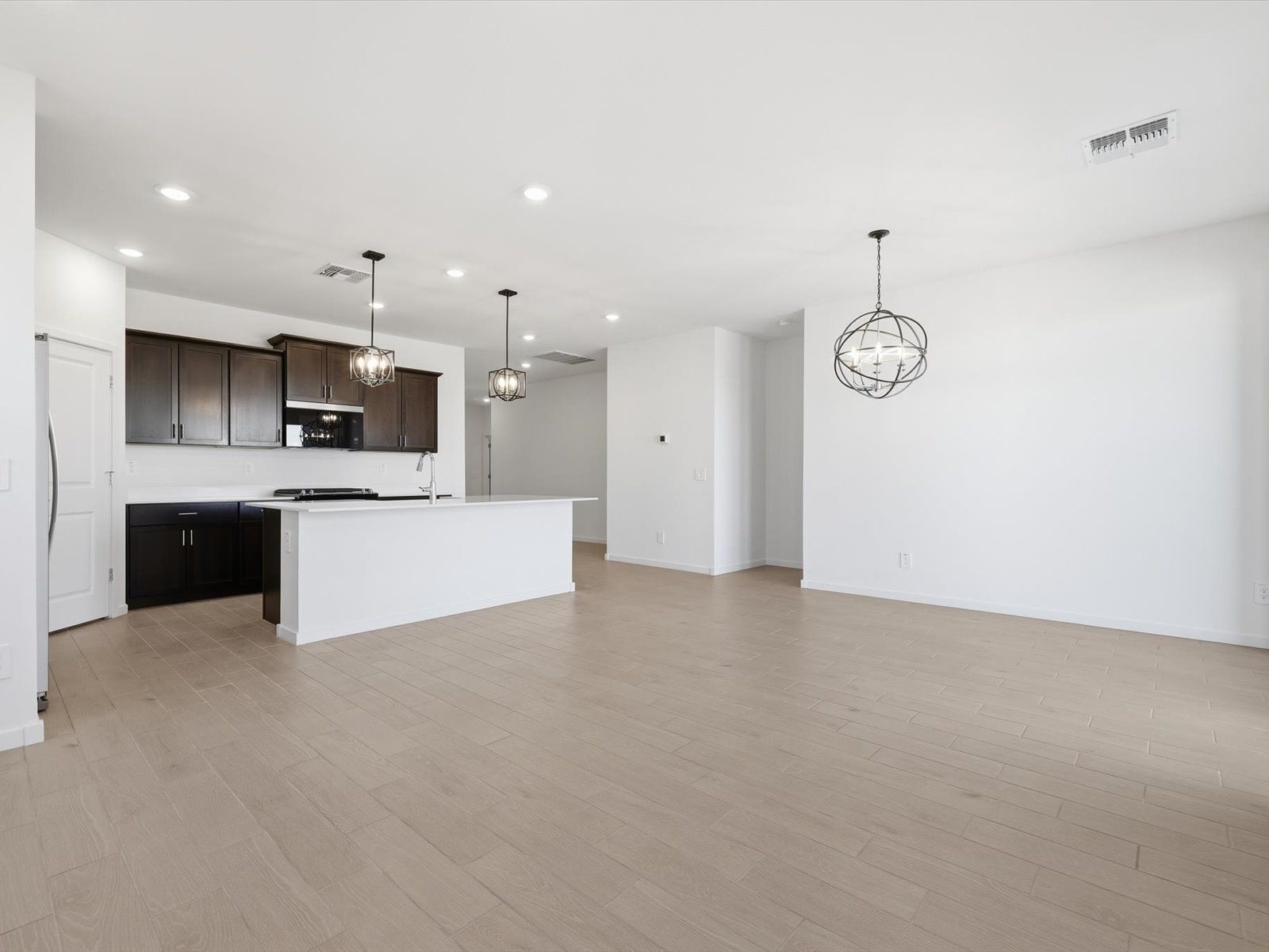 Kitchen and Living Area