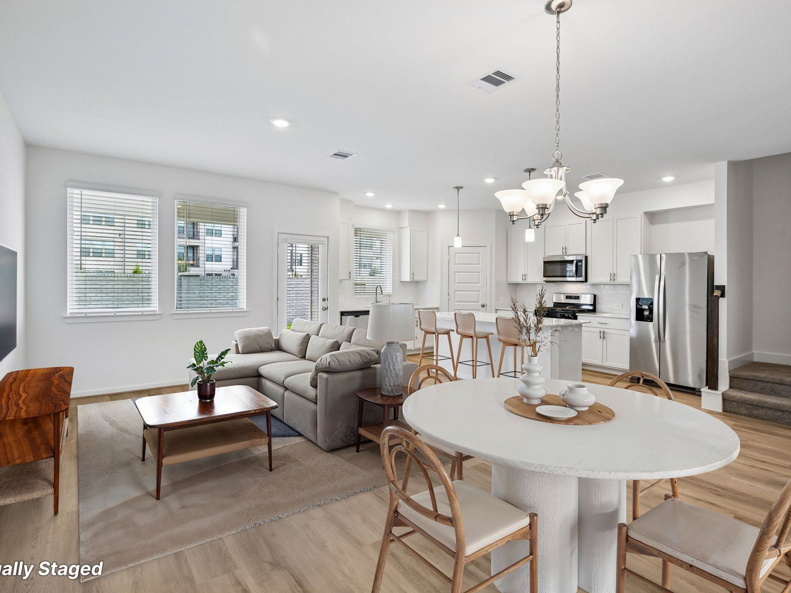 Dining, Kitchen and Living