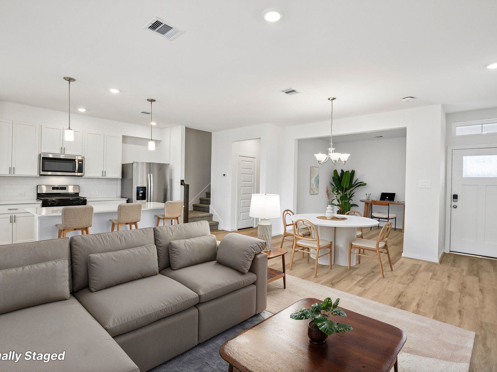 Living, Kitchen, and Dining