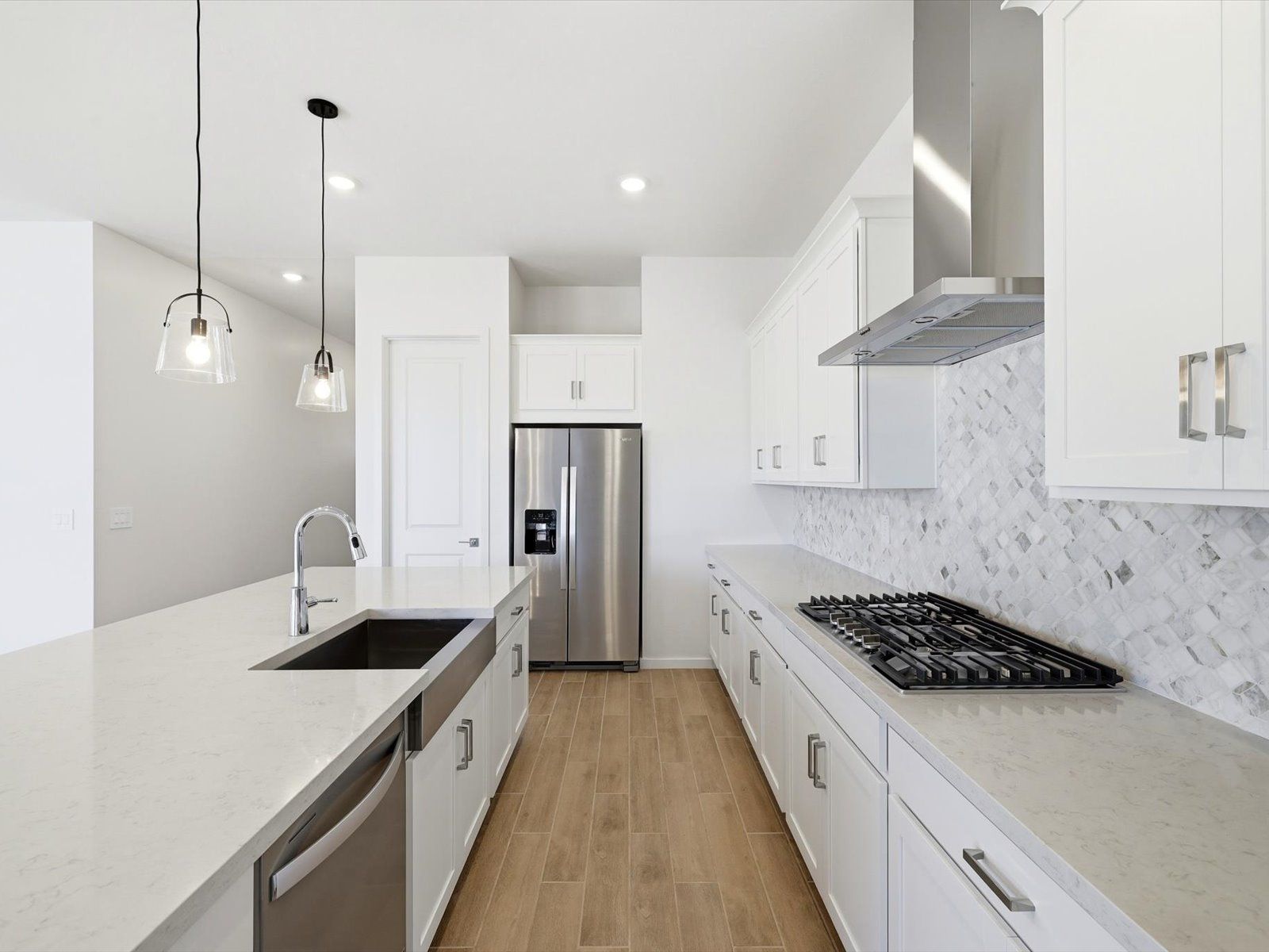 The Amber floorplan interior photo taken at a Meritage Homes community in Goodyear, AZ.