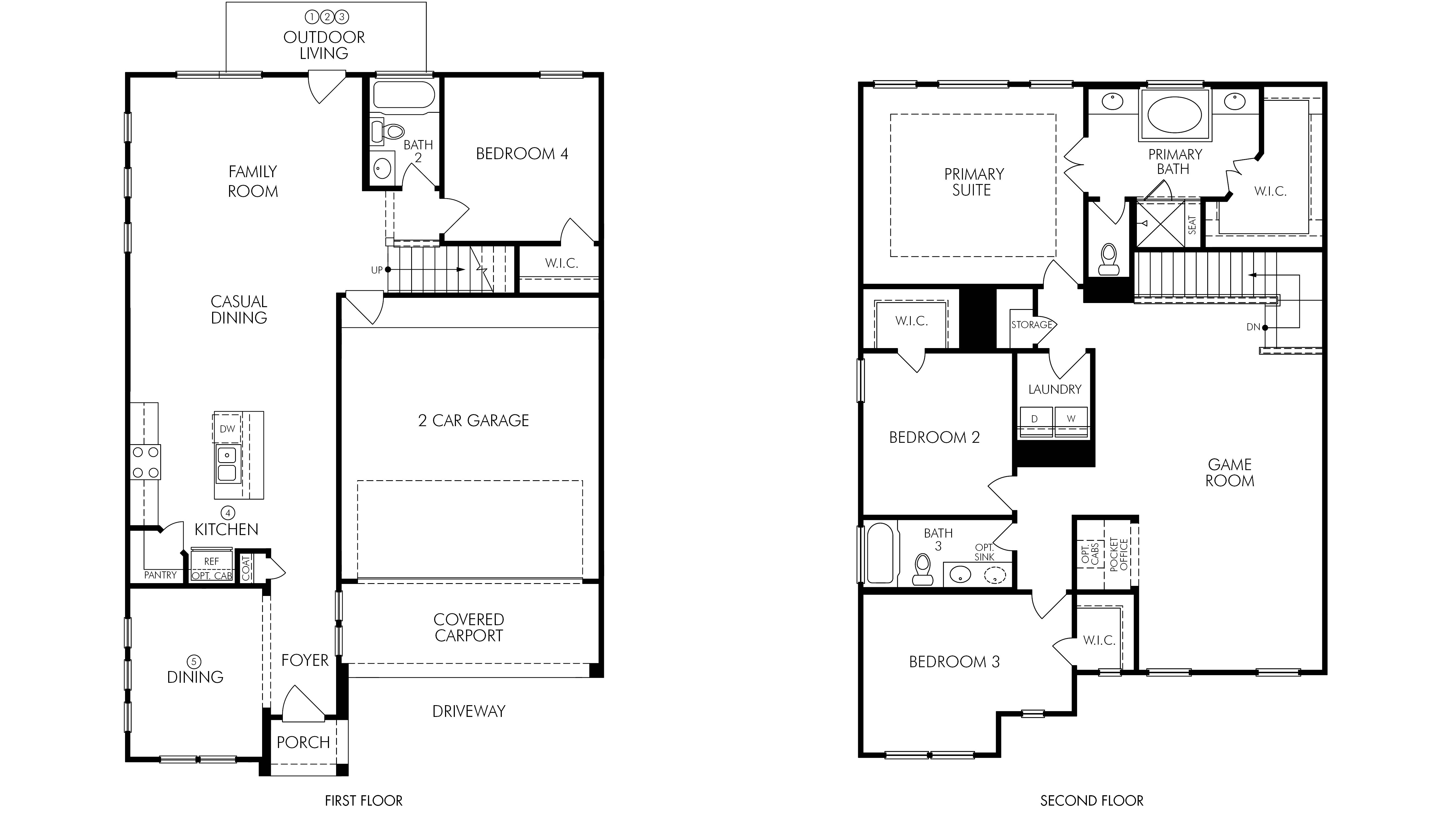 The Sanctuary (2518) - Pinewood Trails - Luxe Series: Atascocita, Texas - Meritage Homes