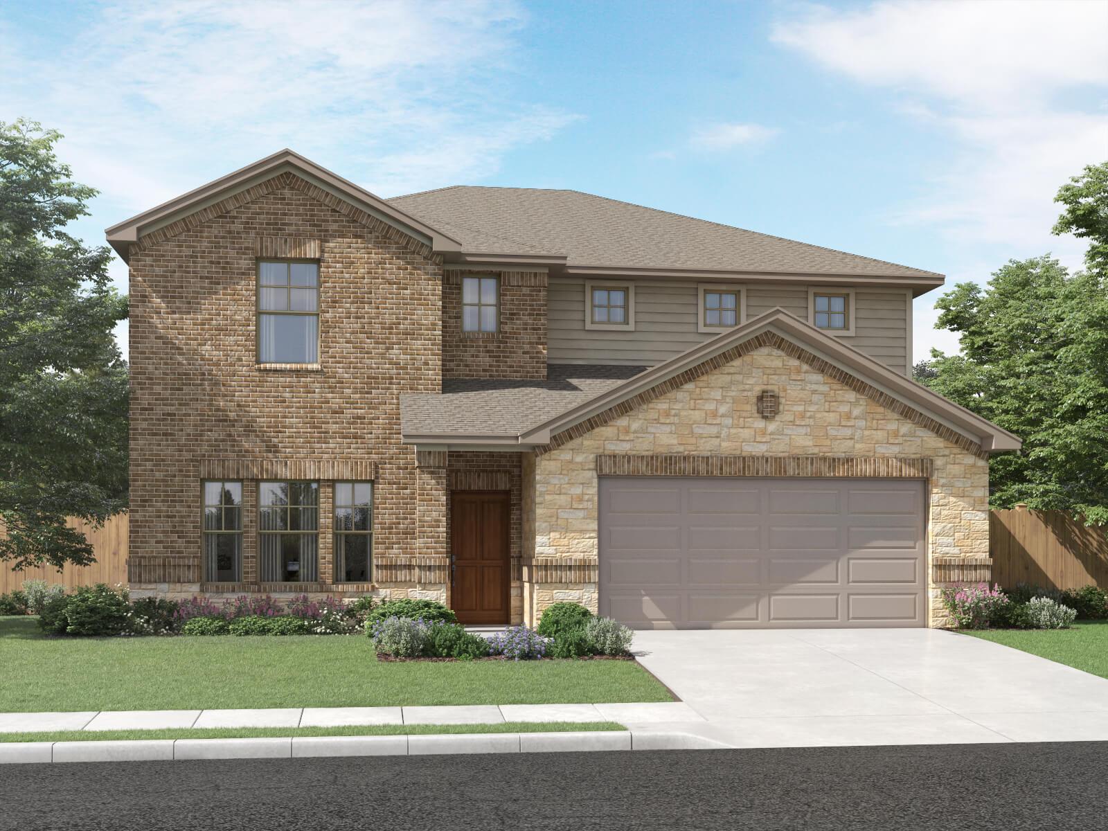The Legacy (C453) - Legendary Trails - Classic Series: Cibolo, Texas - Meritage Homes