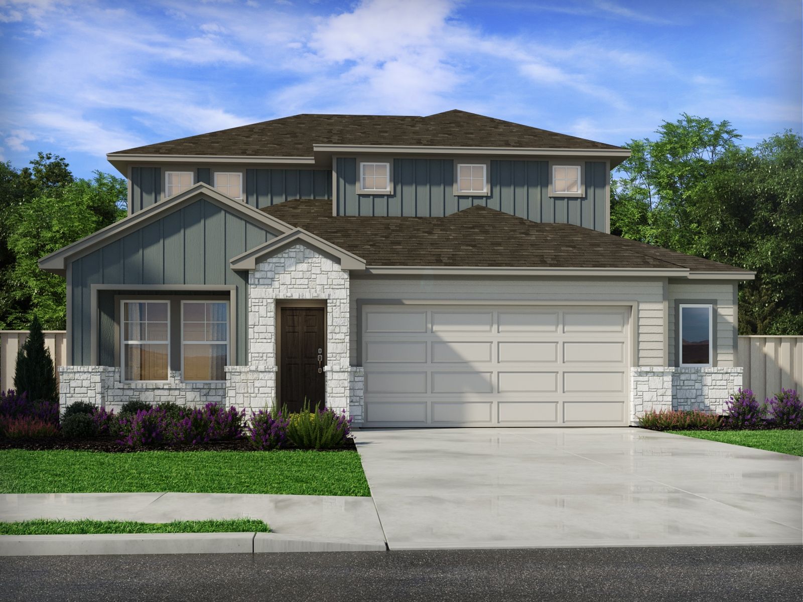 The Matador (870) Floorplan Q Elevation Rendering