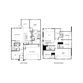 Pine (4007) - Carmel Ranch: Schertz, Texas - Meritage Homes