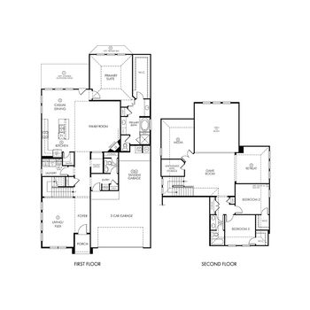 The Chesnut (4021) - Pine Lake Cove - Classic Series: Montgomery, Texas - Meritage Homes