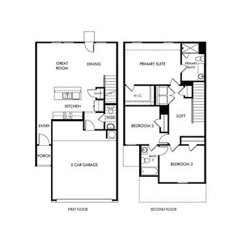 The Barton (147) - Turner's Village: Buda, Texas - Meritage Homes