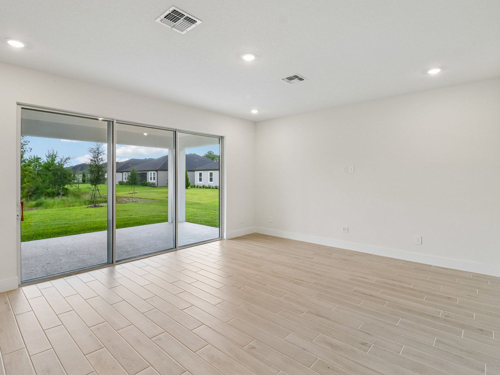 Living room in the Coral floorplan