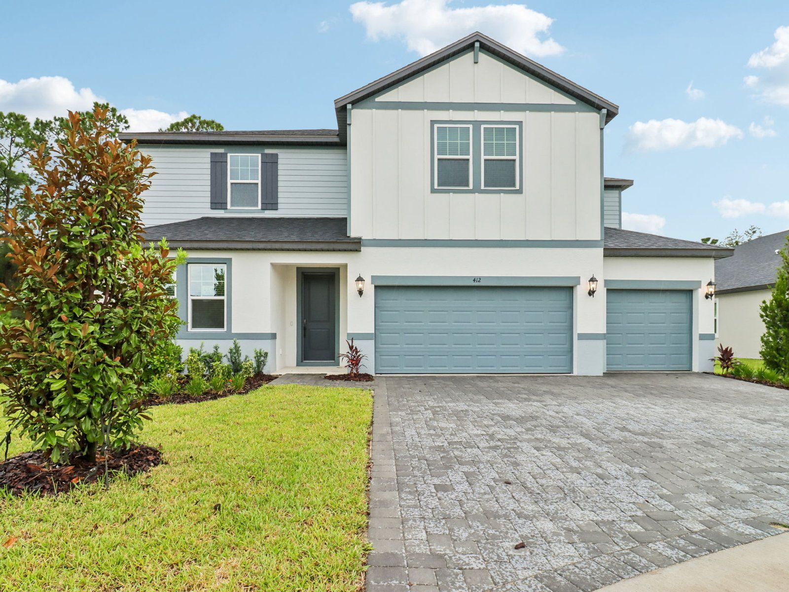 Front exterior of 412 Brookhaven Trail