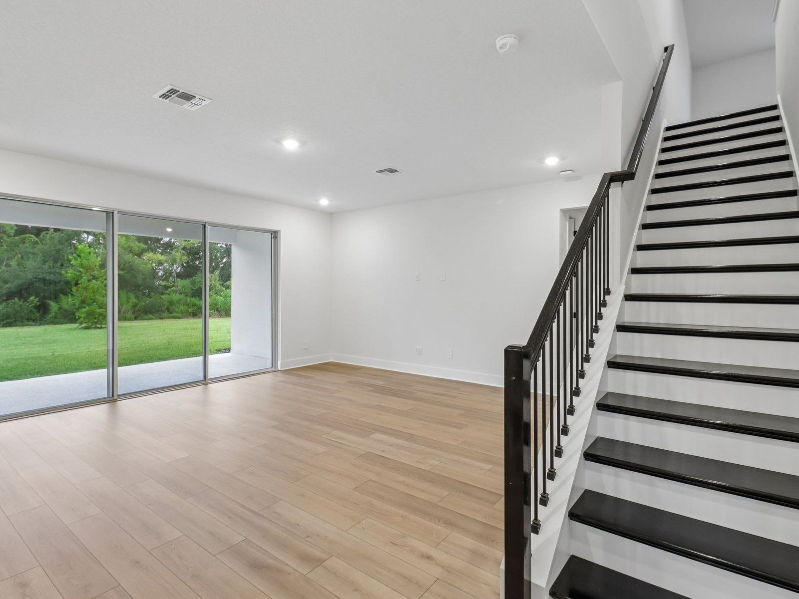 Living room in the Zircon floorplan