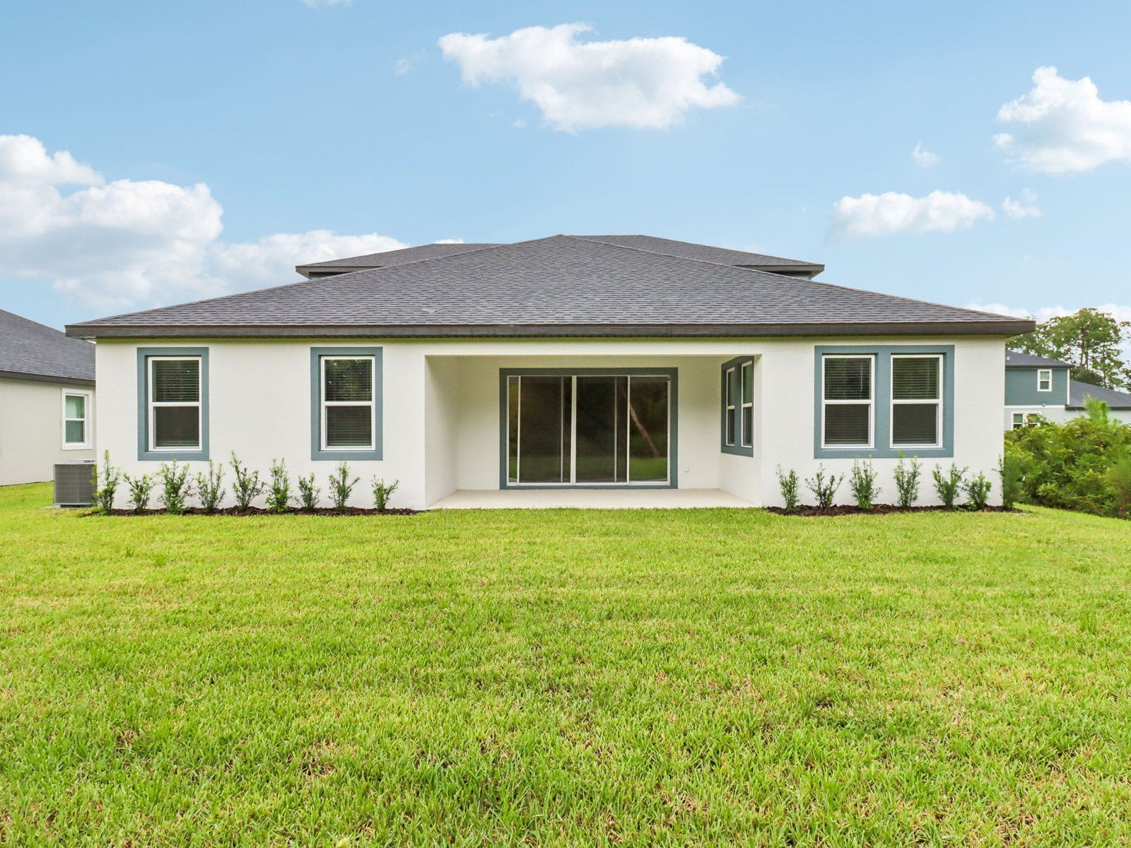 Back exterior of 412 Brookhaven Trail