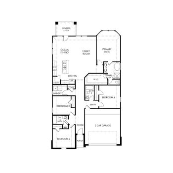 The Preston (L403) - Stewart's Ranch: Conroe, Texas - Meritage Homes