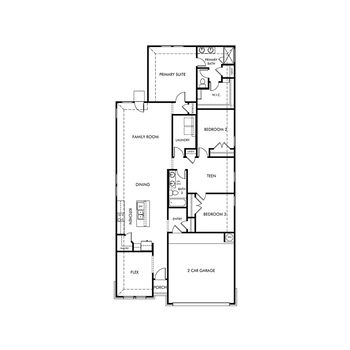 The Allen (840) - Sagebrooke - Premier Series: San Antonio, Texas - Meritage Homes