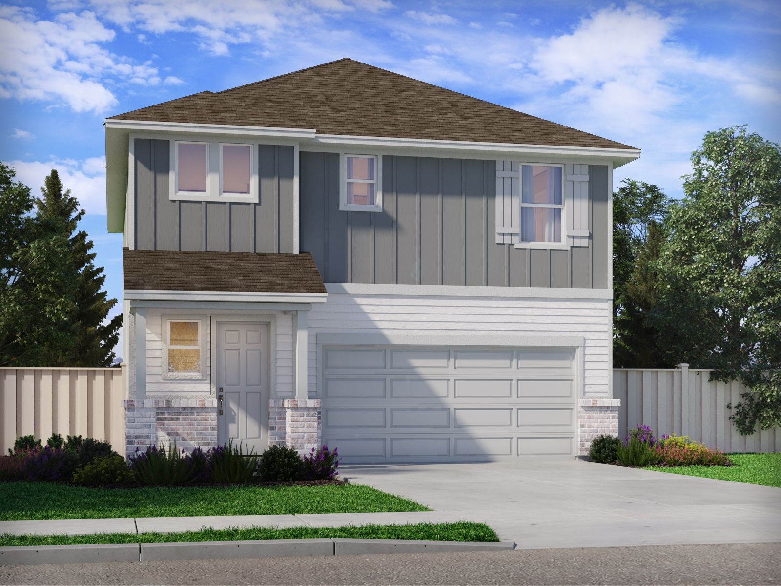 The Lassen (370) - Travena - Americana Collection: Georgetown, Texas - Meritage Homes
