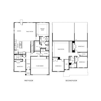 The Kessler (C454) - Legendary Trails - Classic Series: Cibolo, Texas - Meritage Homes