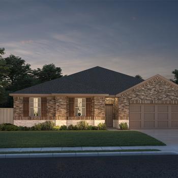 The Plymouth (C525) - Big Sky Ranch - Executive Collection: Dripping Springs, Texas - Meritage Homes