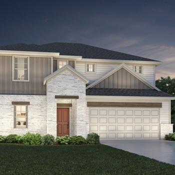 The Kessler (454V) - Butler Farms - Boulevard Collection: Liberty Hill, Texas - Meritage Homes