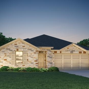The Oleander (C401) - Butler Farms - Boulevard Collection: Liberty Hill, Texas - Meritage Homes