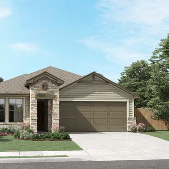 The Channing (850) - Lexington Parke: Del Valle, Texas - Meritage Homes
