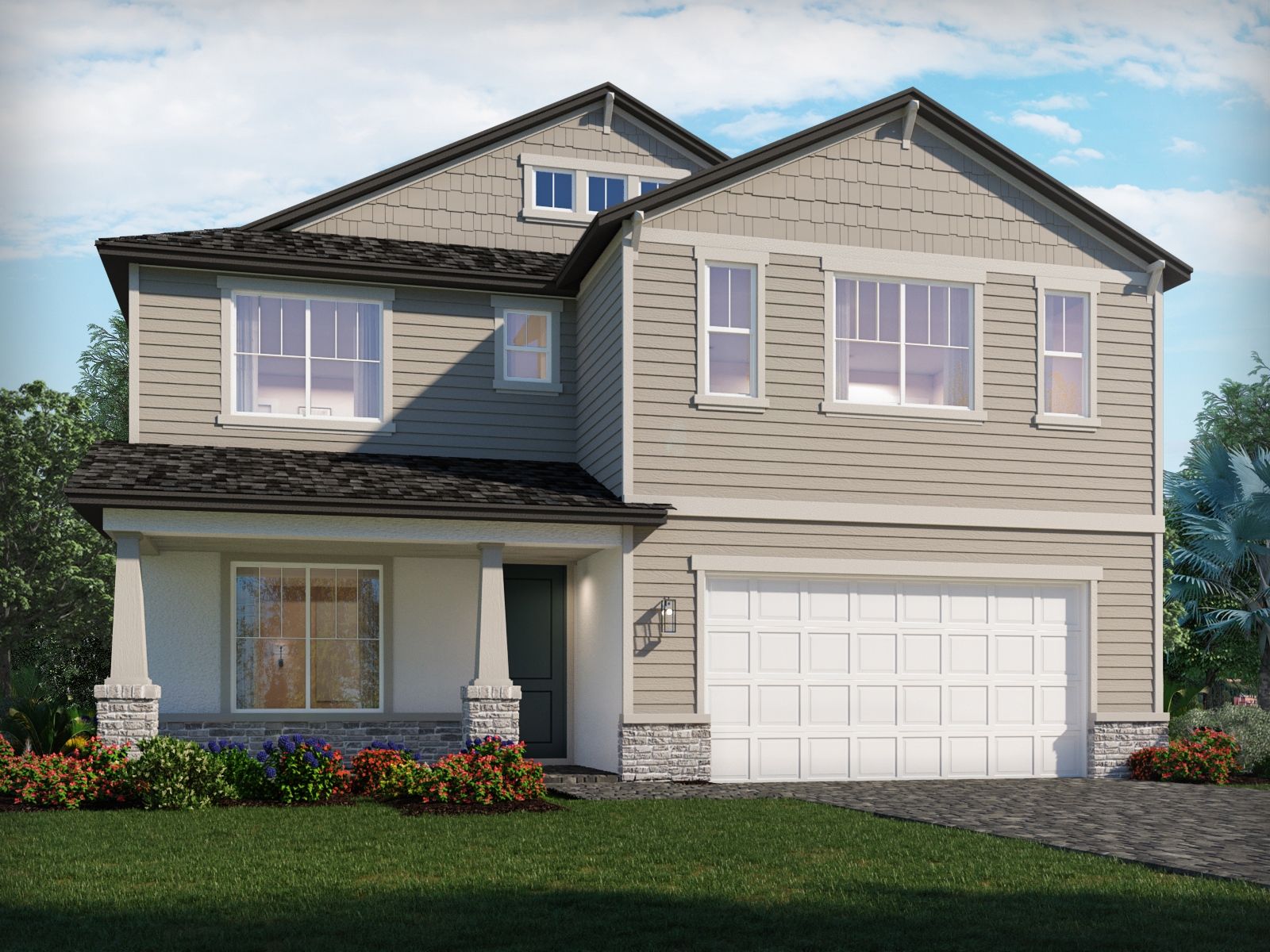 Oaks at Lake Standish por Meritage Homes en Orlando Florida