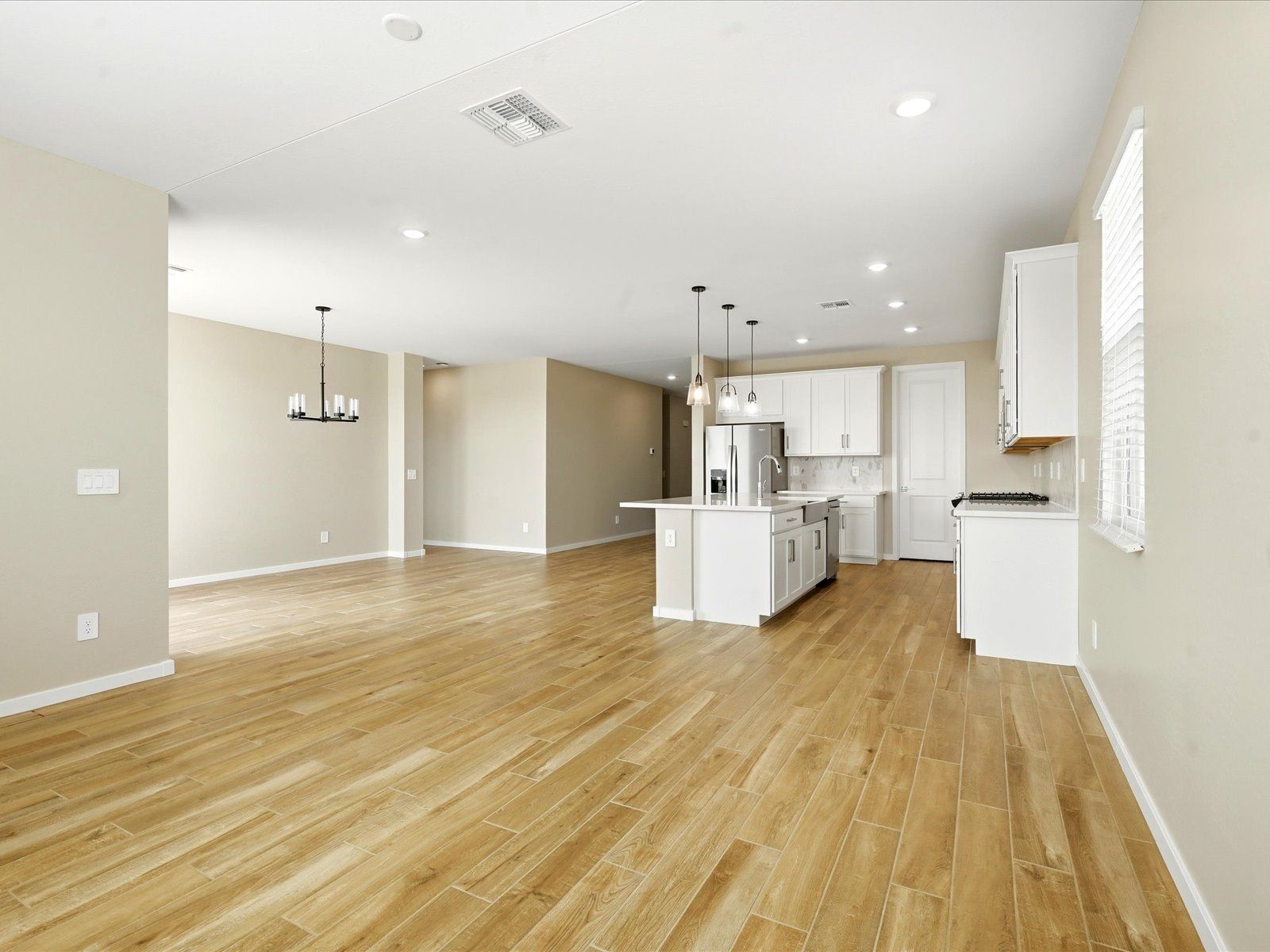 Kitchen and Living Area