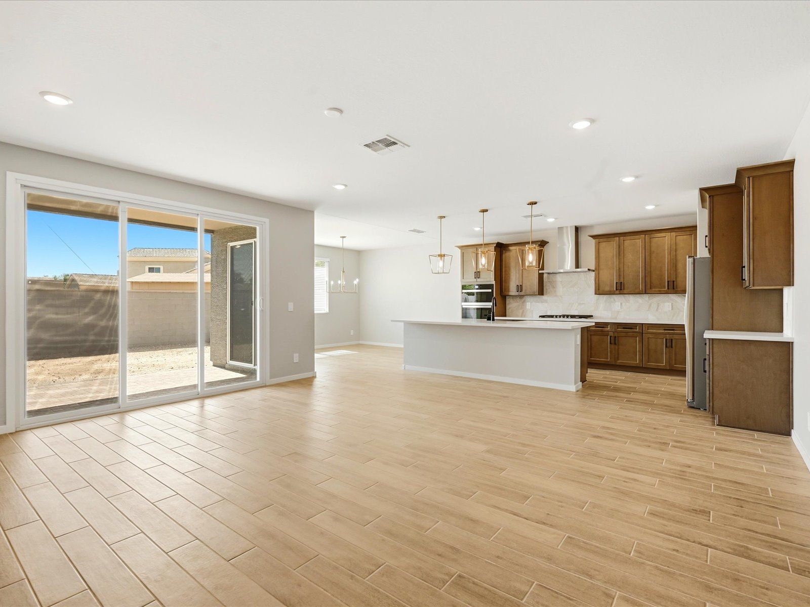 Kitchen and Living Area