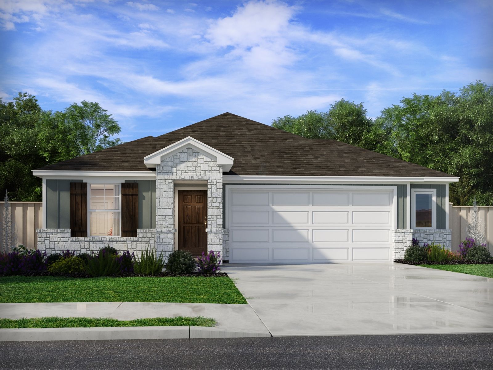 The Hughes (841) - Waterstone Crossing: Kyle, Texas - Meritage Homes