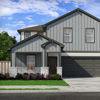 The Winedale (880) - Waterstone Crossing: Kyle, Texas - Meritage Homes
