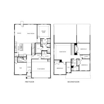 The Legacy (C453) - Legendary Trails - Classic Series: Cibolo, Texas - Meritage Homes