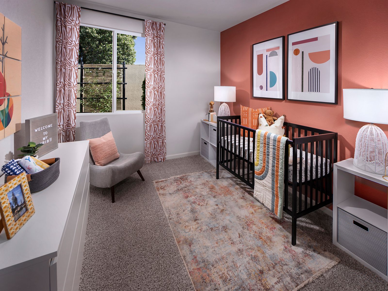 Residence 3 secondary bathroom modeled at a nearby Meritage community.