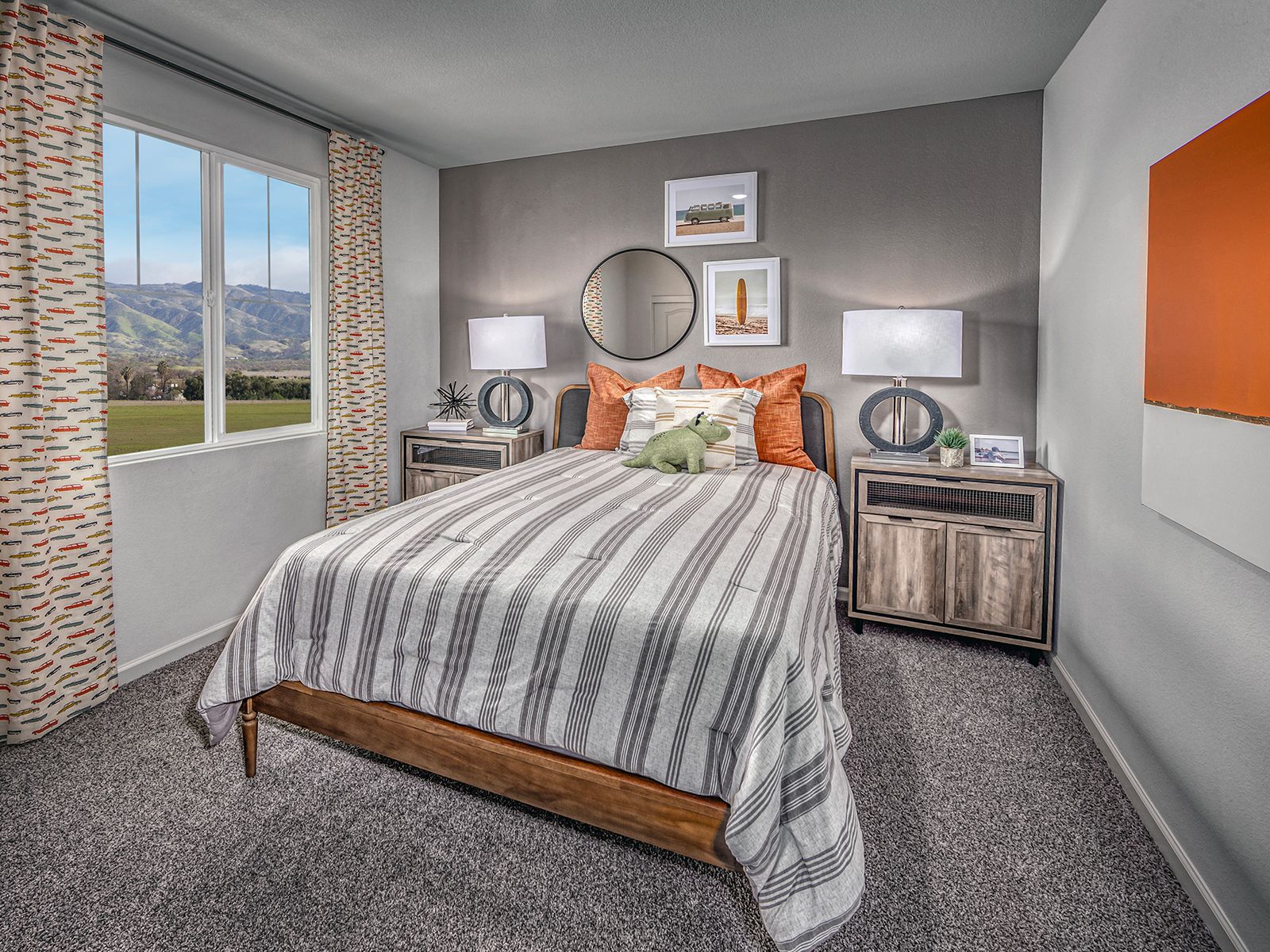 Bedroom at a nearby Meritage community in Winters, CA.