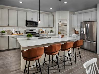 Prepare dinners and pack lunches in the gourmet chef-inspired kitchen.