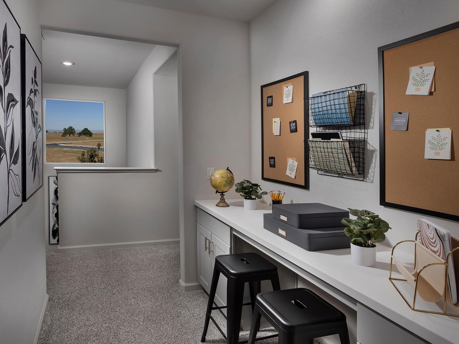 Study or work from home with a personal study nook.