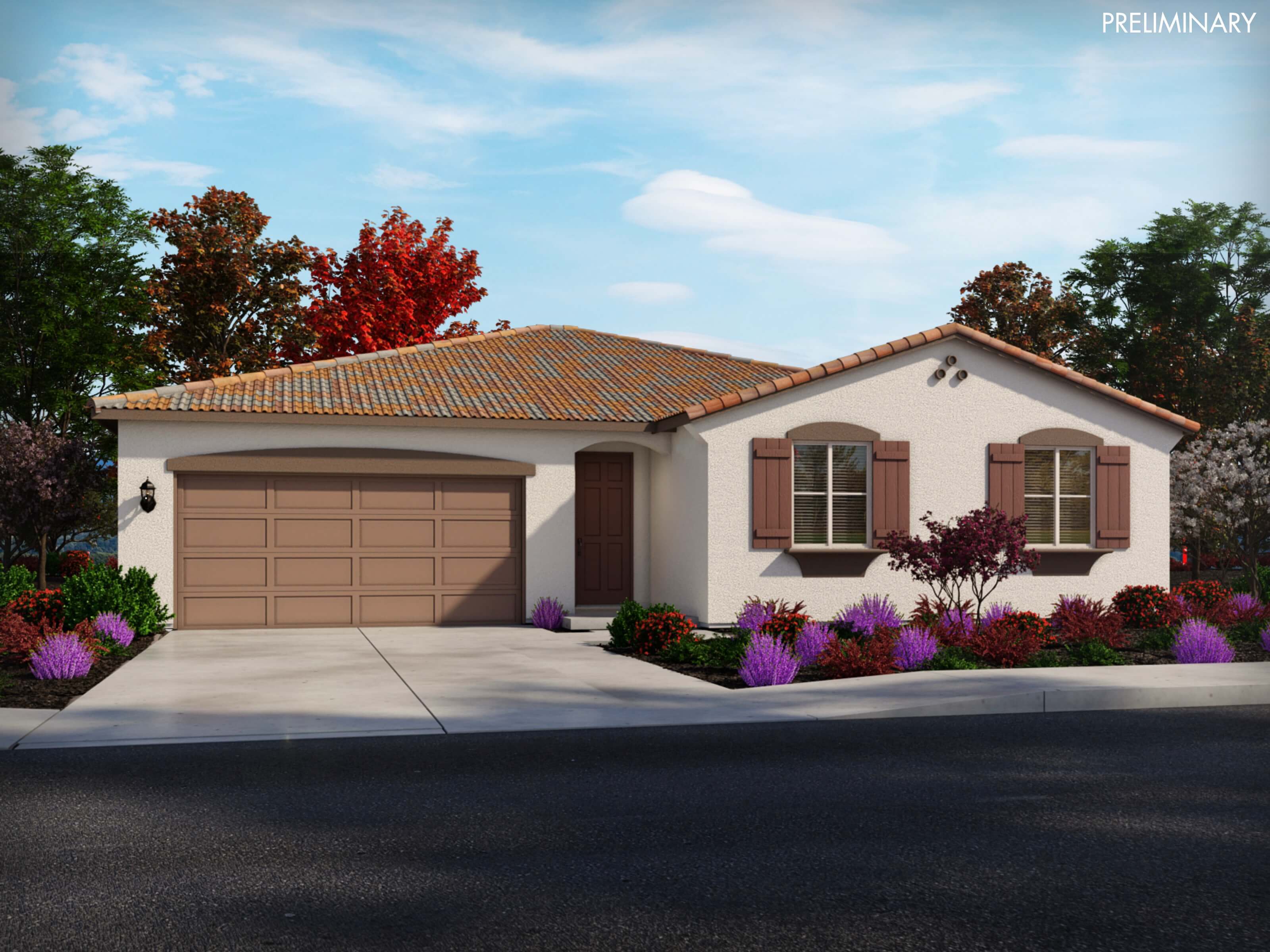 Residence 1 Plan at Cornerstone Crossings in Elk Grove, CA by Meritage Homes