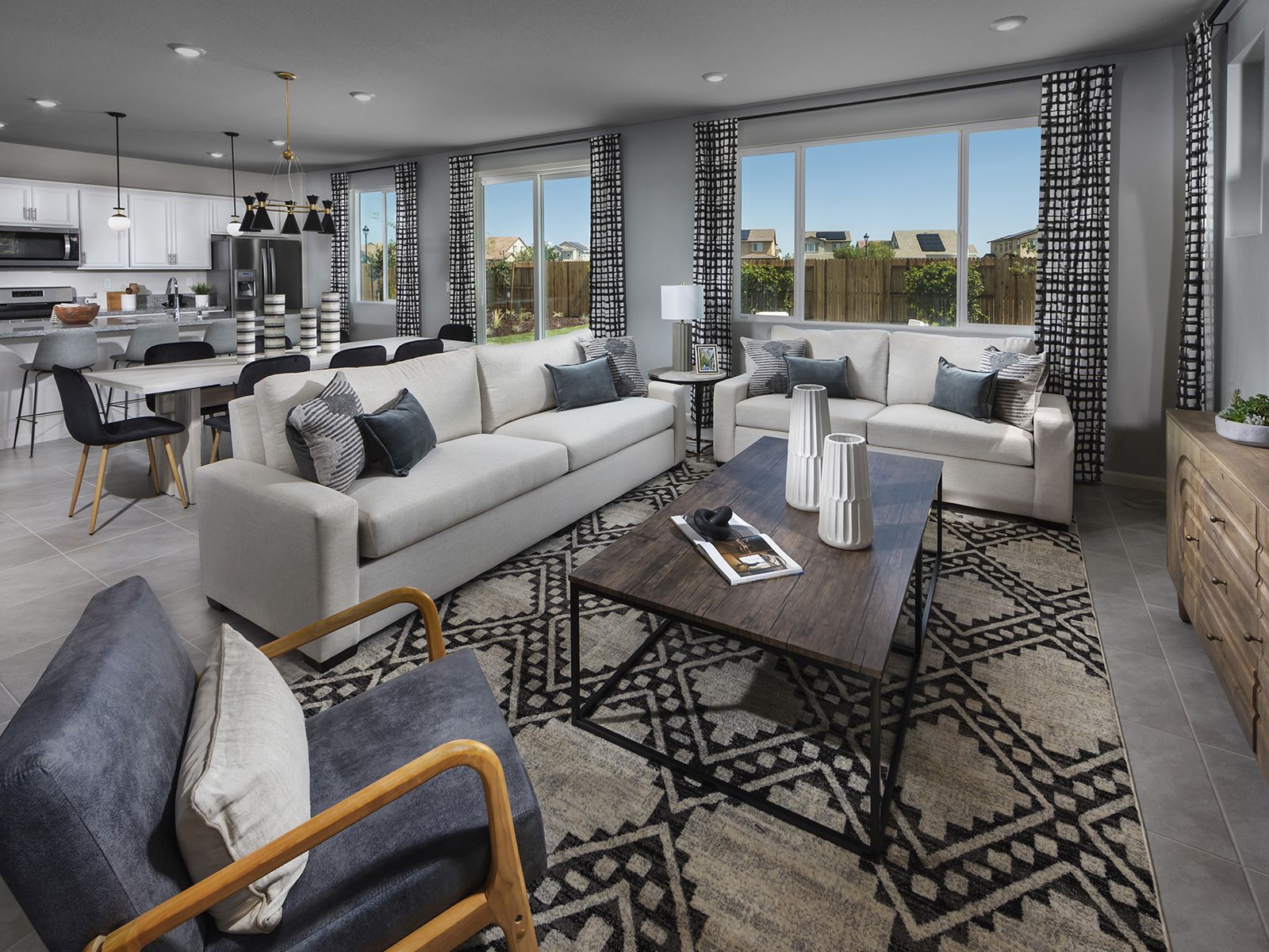 Stay connected with the family in the open concept first floor.
