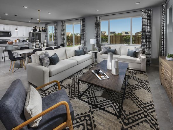 Homeowners can enjoy the spacious, open-concept living spaces.