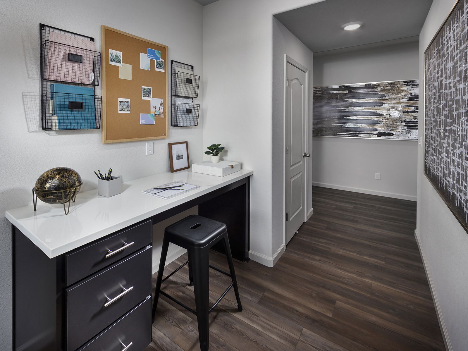 Residence 4 office modeled at a nearby Meritage community.