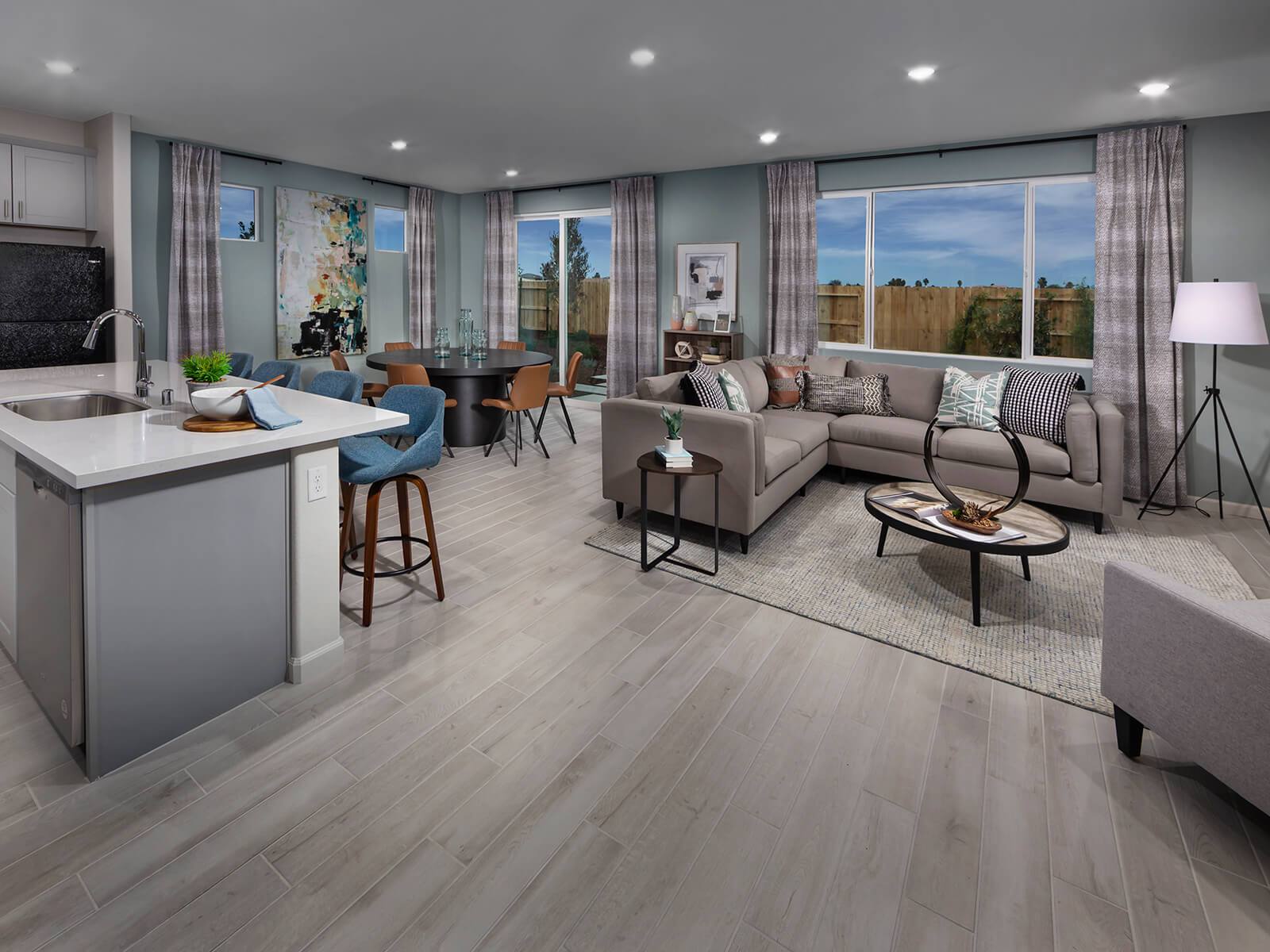 Modeled Residence 2 at a previous Meritage community