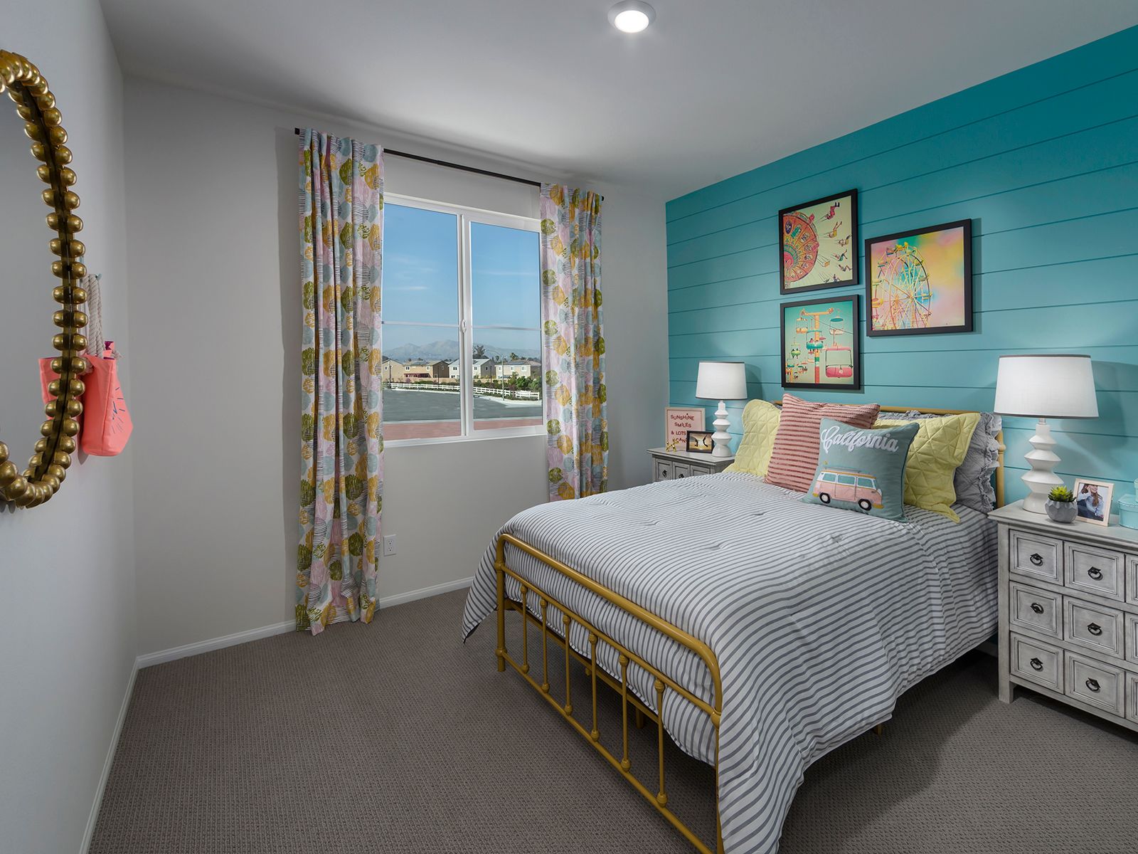 Residence 4 bedroom modeled at a nearby Meritage community.