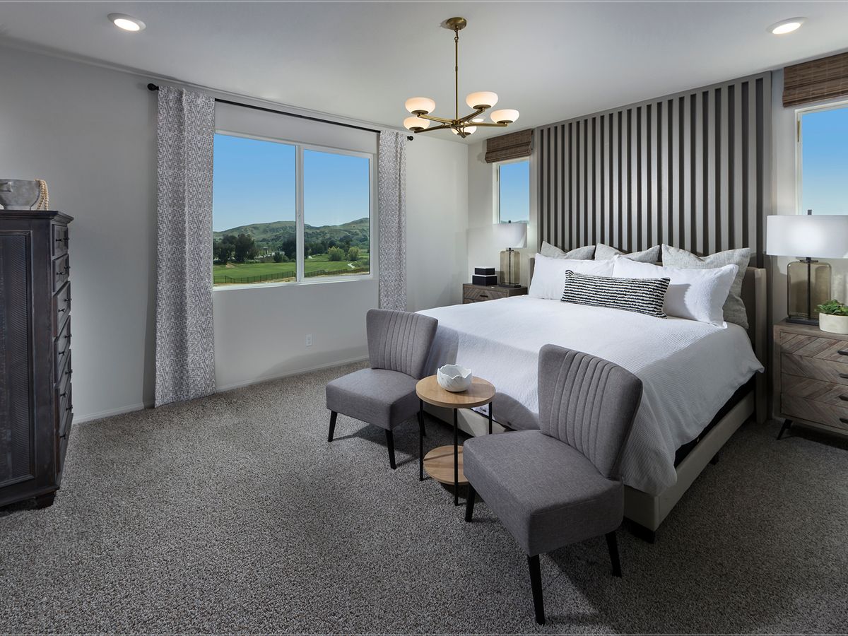 Spacious primary suites create a private oasis to rest and rejuvenate.