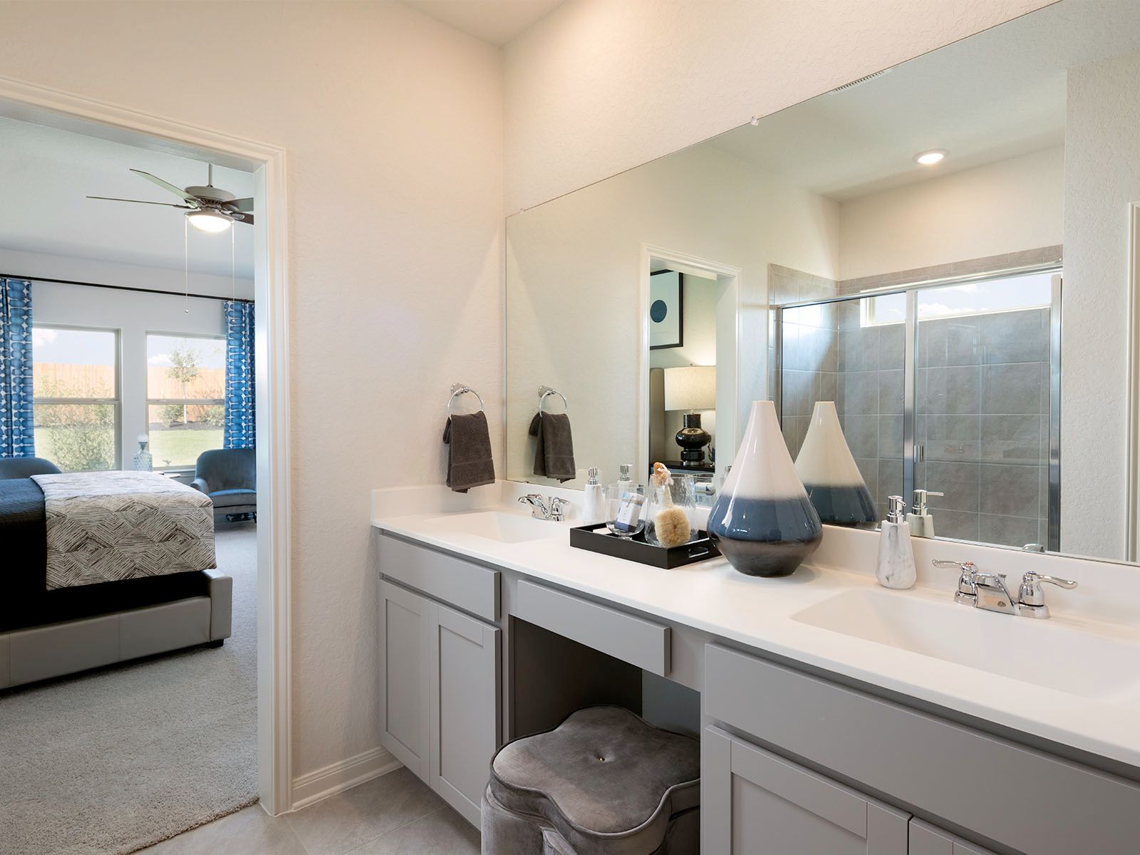 Pamper yourself in the luxurious primary bathroom.