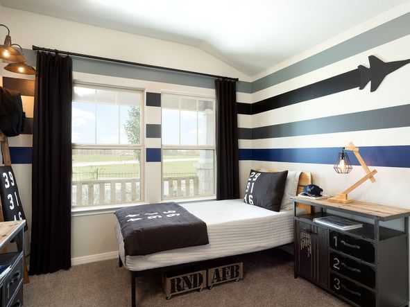 Secondary bedrooms are a great size for the guests.