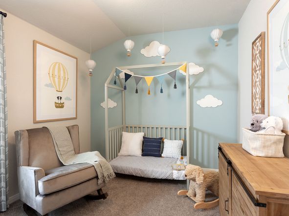 Spacious secondary bedrooms provide plenty of room for guests.