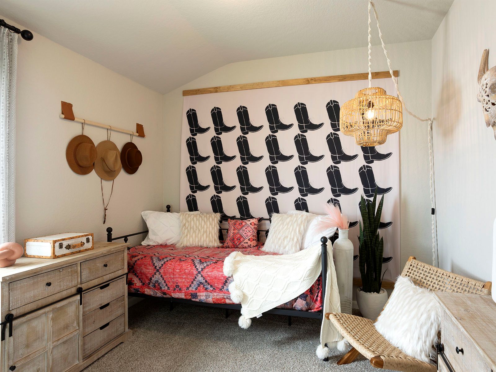 Spacious secondary bedrooms are perfect for guests.