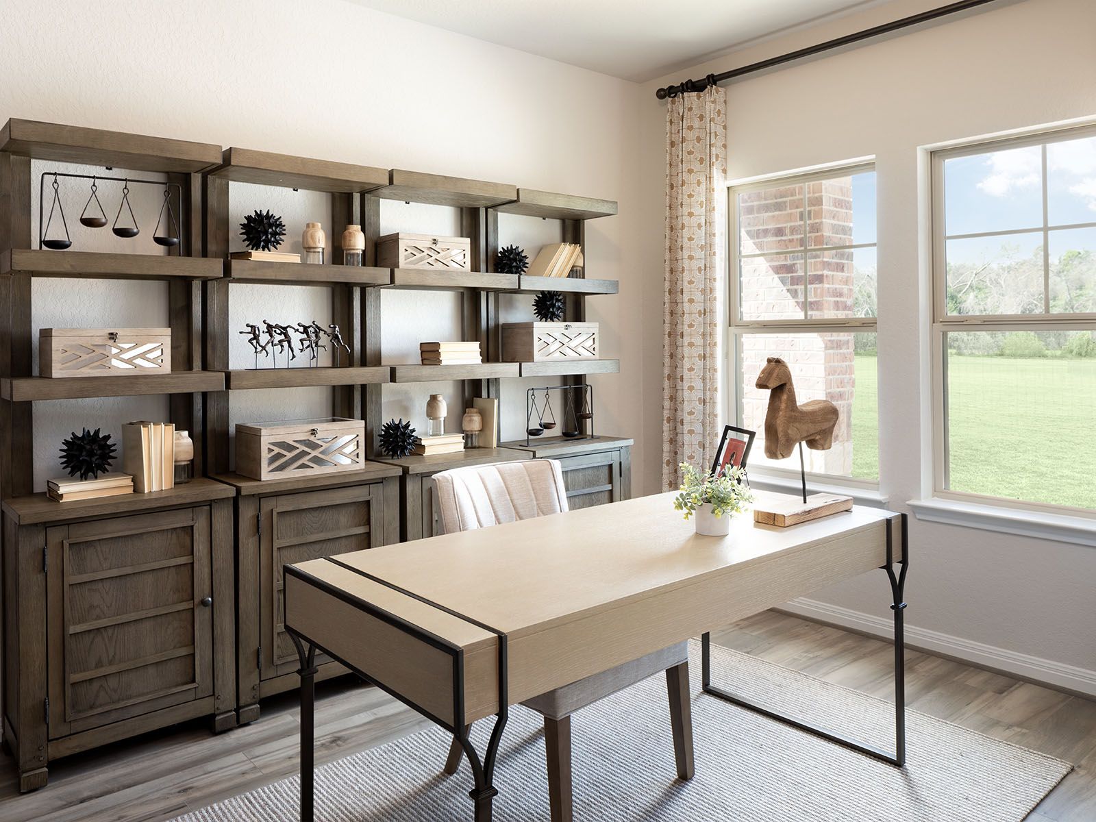 Utilize this spacious flex space as a home office or however best suits your needs.