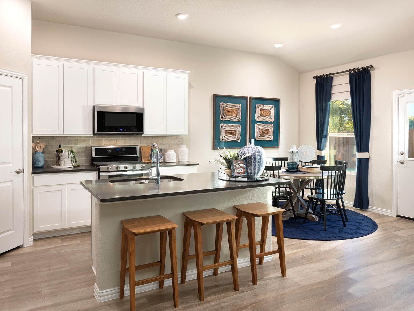 Kitchen from a Spec home in DFW community.