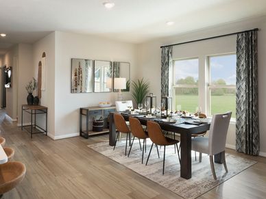 Enjoy home cooked meals together in the dining area.