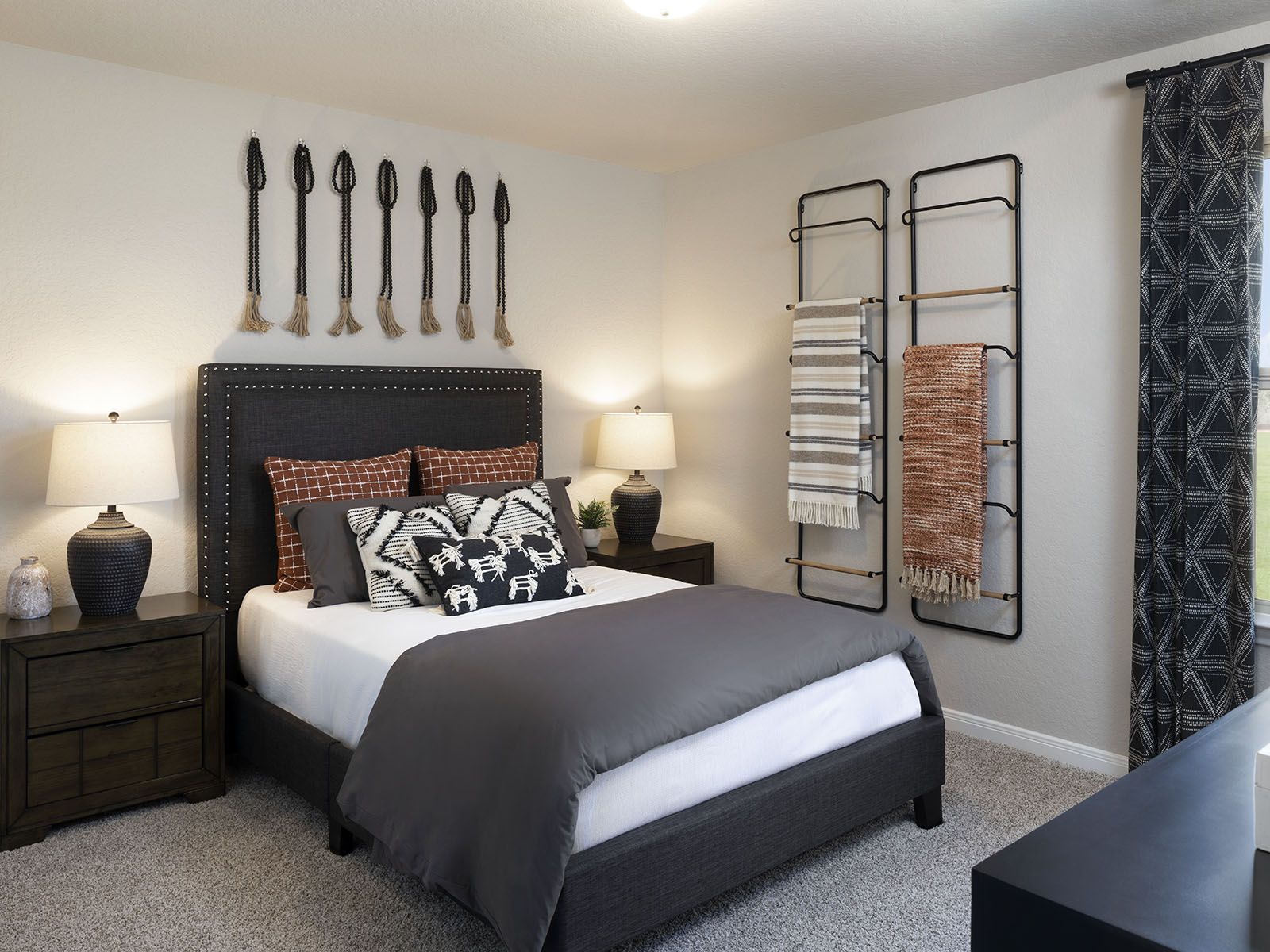 Spacious secondary bedrooms are perfect for guests.