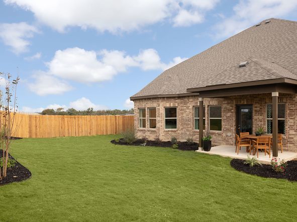 Sit outside and enjoy a sweet tea on the covered patio.